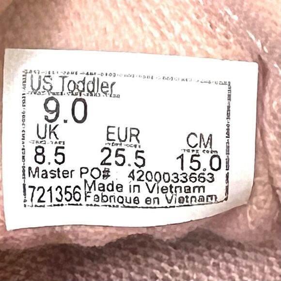 Vans Classic Kids Little Girls 9 Pink Rainbow/Cloud Low Top Slip On Canvas Shoes - Picture 10 of 10